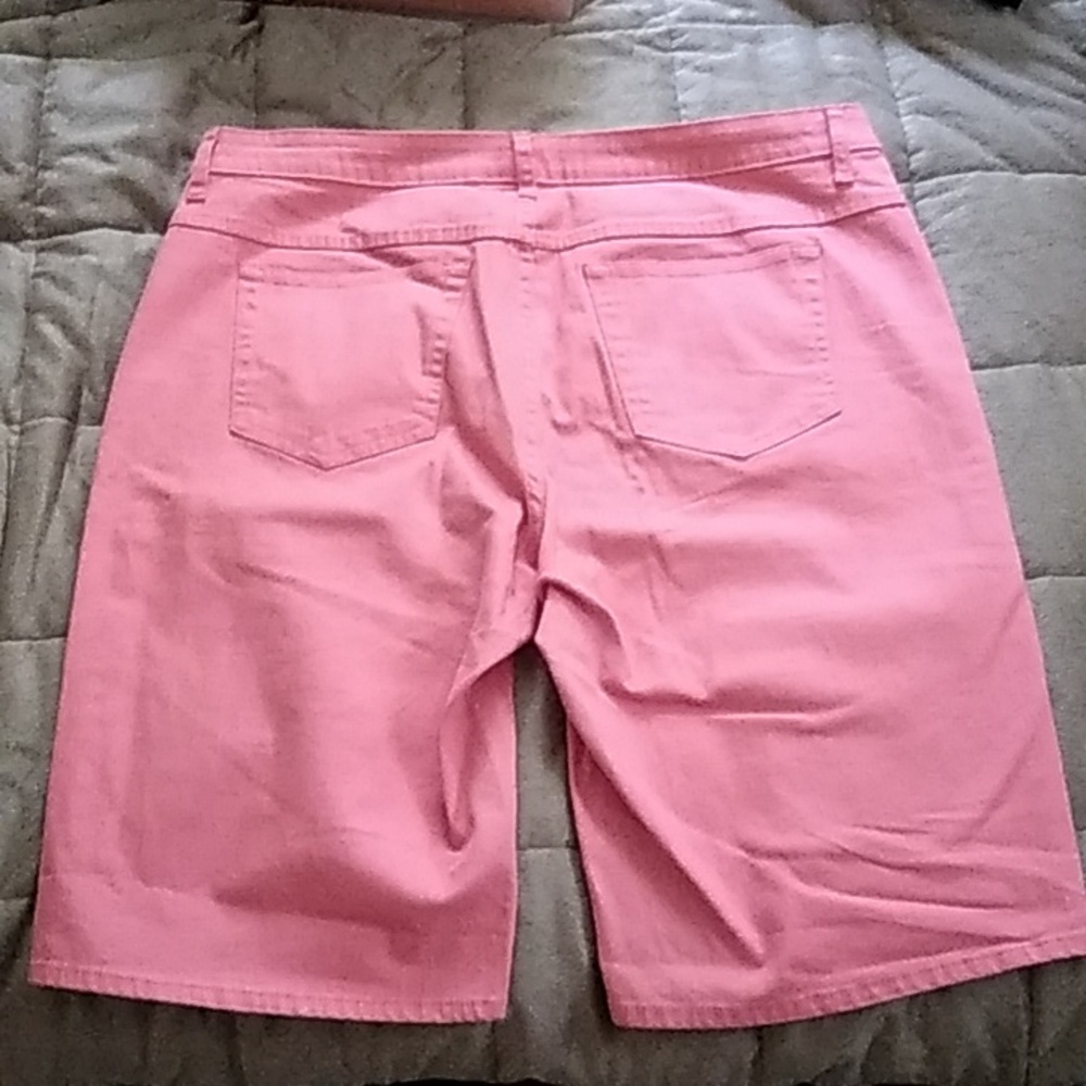 Riders Denim Stretch Coral Shorts - Picture 2 of 8